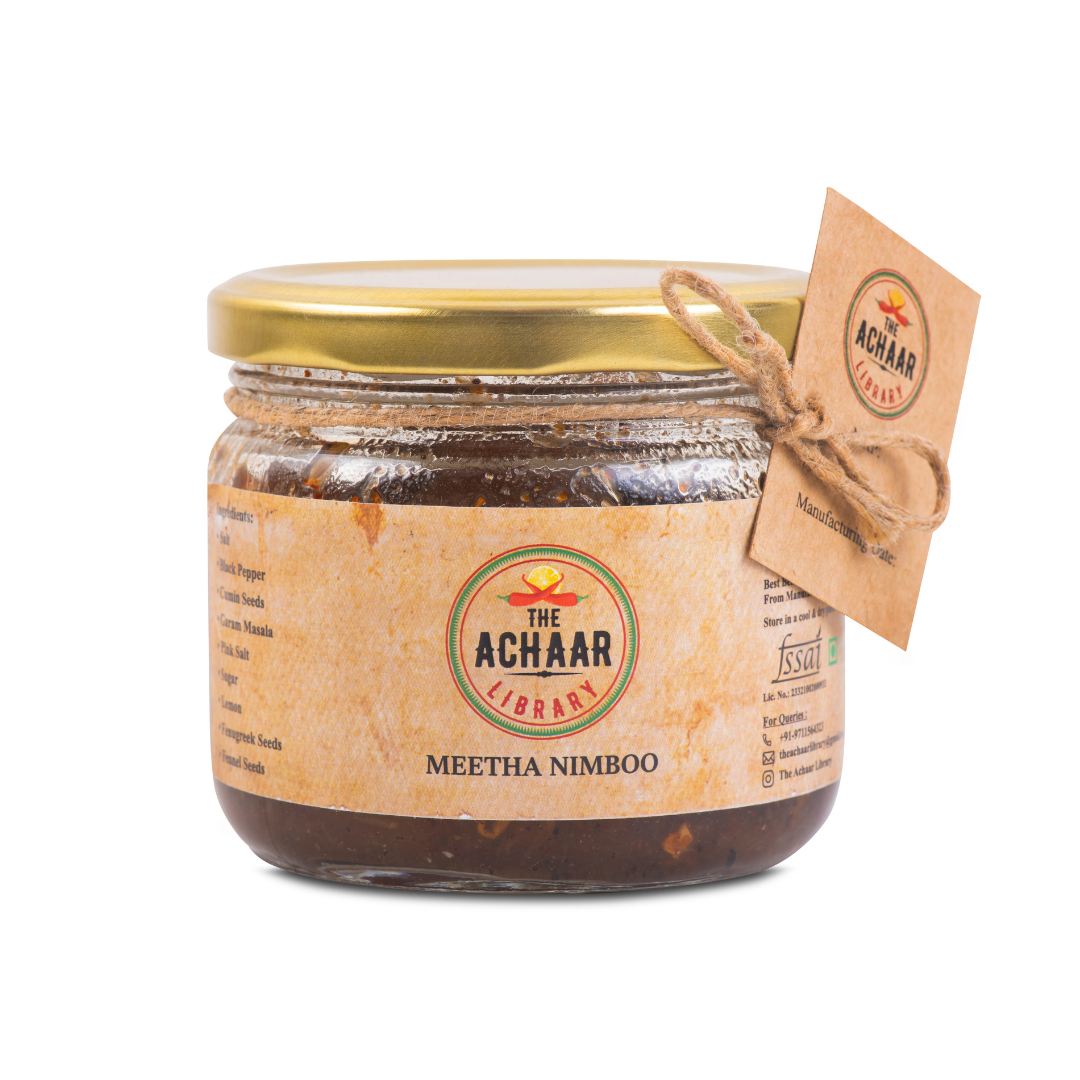 Meetha Nimboo Ka Achaar - Nimboo Ka Achaar - The Achaar Library